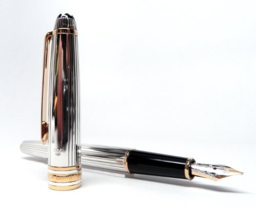 モンブラン 18k 万年筆 144 スターリングシルバー 中字 モンブラン 18k 万年筆 144 スターリングシルバー 中字 筆記具